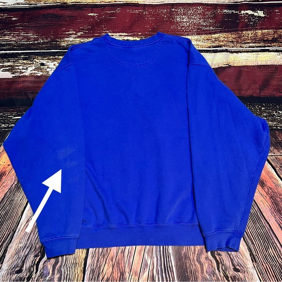 Vintage Y2K Nike Center Swoosh Crewneck Duke Blue Devils Embroidered Sweatshirt - Picture 2 of 7